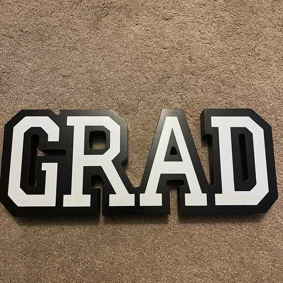 Wood standing Grad sign - Picture 1 of 4